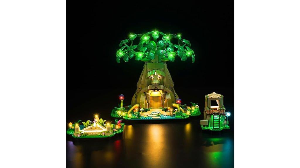 lego great deku tree leds
