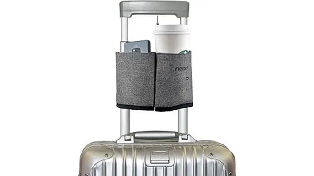 travel cup holder for luggage
