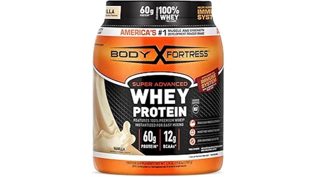 vanilla body fortress protein