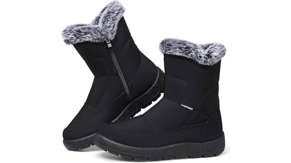 women s waterproof fur boots