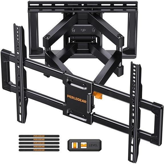 Perlegear Full Motion TV Wall Mount for 42-85 inch