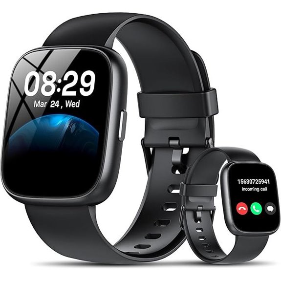 alexa enabled waterproof heart rate smartwatch
