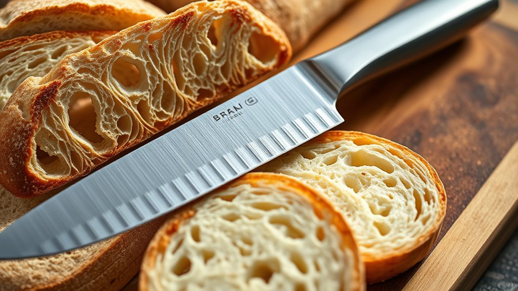 blade material and serration