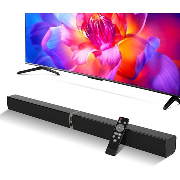MZEIBO 80W Bluetooth Sound Bar for Home & TV