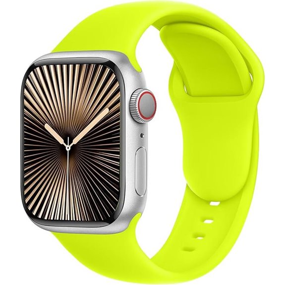 Fluorescent Yellow Apple Watch Band for Series & SE