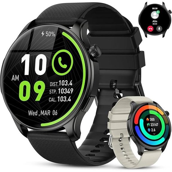 Smart Watch for Men Women Fitness with Heart Rate