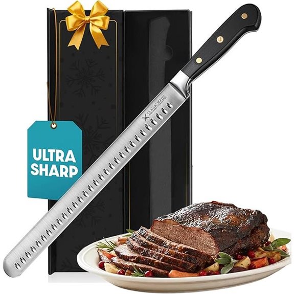 Brisket Slicing Knife – 12 German Steel BBQ Tool