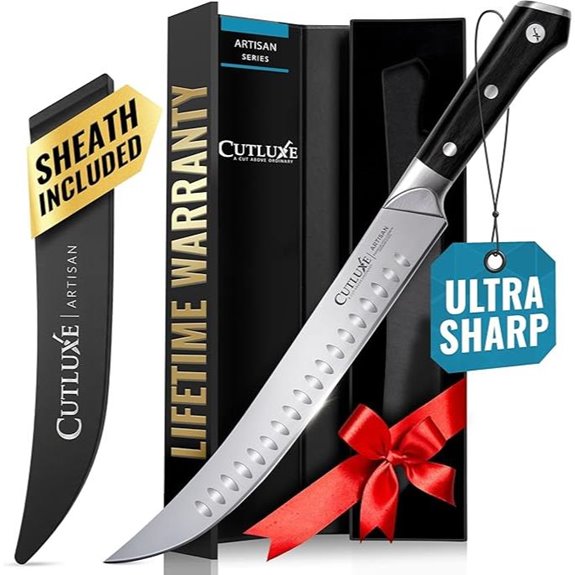 Cutluxe 10 High Carbon German Steel Butcher Knife