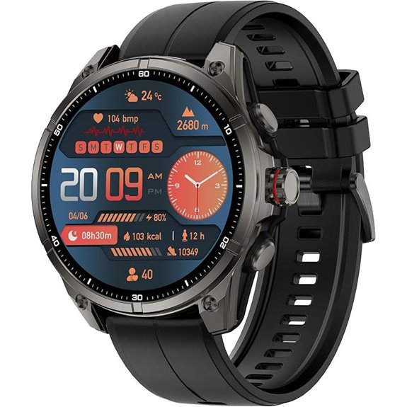 gps smartwatch with amoled
