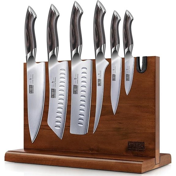 HOSHANHO 7-Piece High Carbon Stainless Steel Knife Set