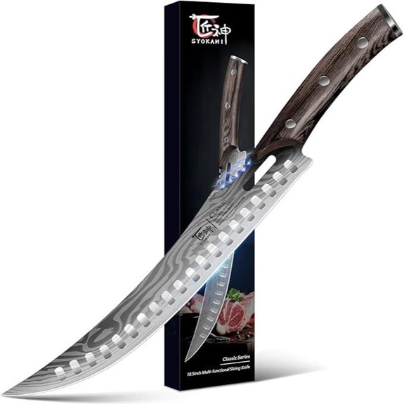 Japanese Style 10.5 Butcher Carving Knife with Handle
