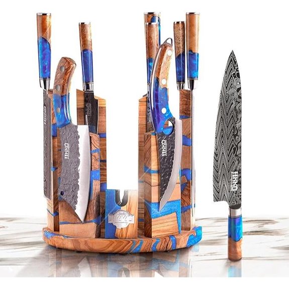 Jikko 9-Piece Japanese Magnetic Knife Set