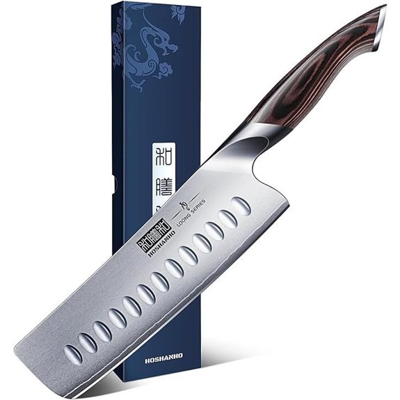HOSHANHO 7-Inch Japanese Nakiri Kitchen Knife