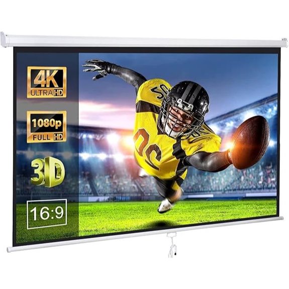ZENY 100-Inch HD Portable Projector Screen
