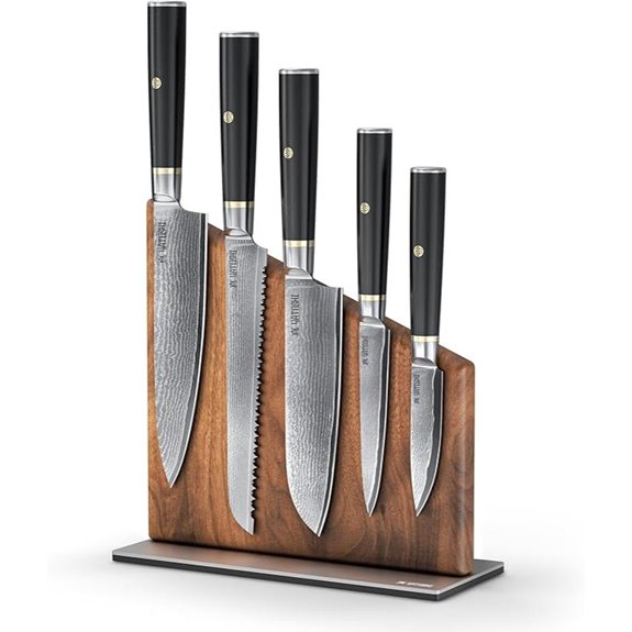 Yatoshi Magnetic Kitchen Knife Set (6 Pcs VG-10 Steel)