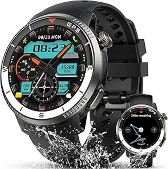 military gps fitness watch