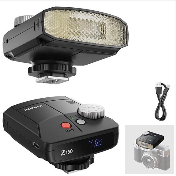 NEEWER Mini Camera Flash GN15 20Ws Compatible with DSLR