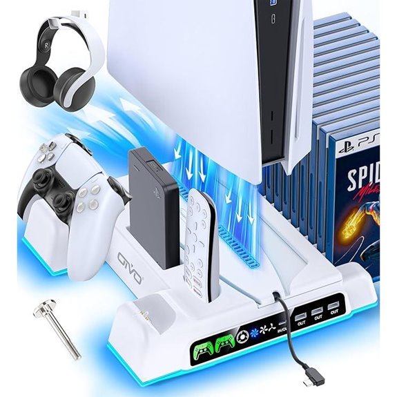 PS5/Pro/Slim Cooling and Charging Station Kit