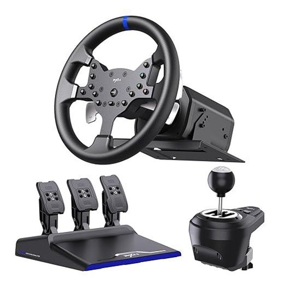 PXN V99 Racing Wheel with Pedals and Shifter