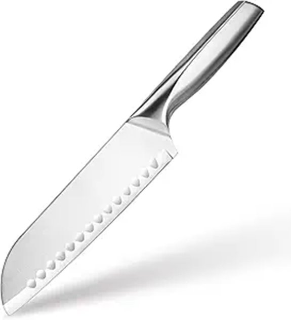 7-Inch Santoku Chef's Knife with High-Carbon German Steel