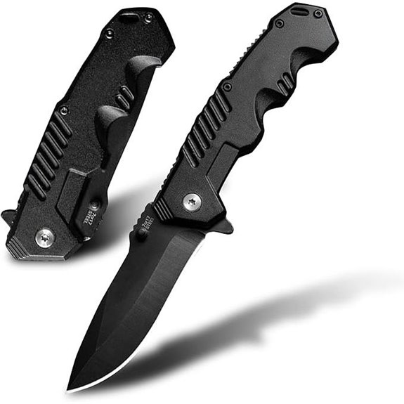 Pocket Folding Knife with Lockback & Stainless Steel Blade