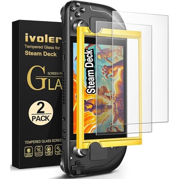 ivoler 2-Pack Steam Deck Anti-Glare Screen Protectors