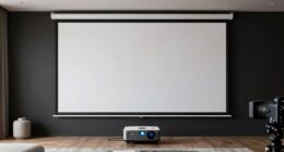 top fixed frame projector screens