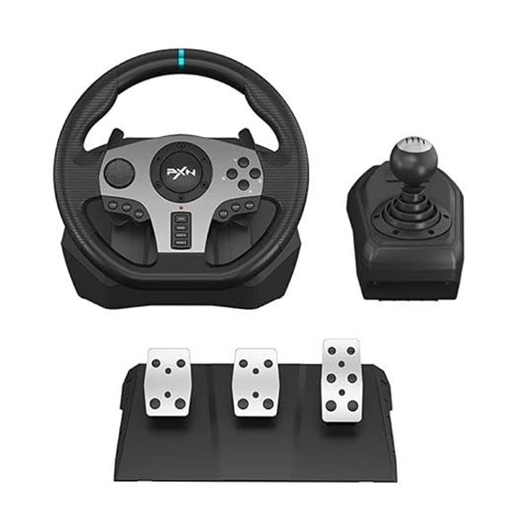 PXN V9 Universal USB Racing Wheel and Pedals Bundle