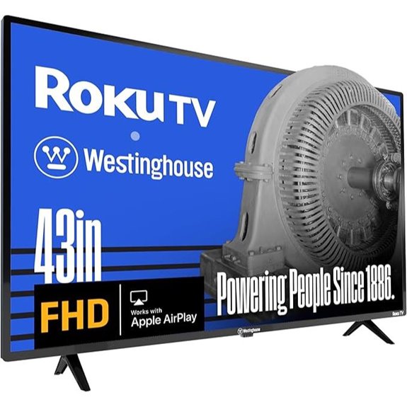 Westinghouse Roku 43 Inch Smart TV with Wi-Fi