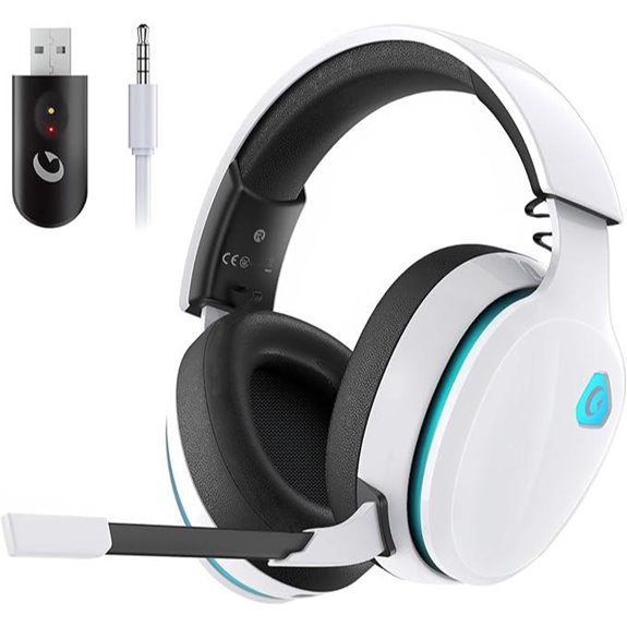 Gtheos Wireless Gaming Headset for PS5 PS4 PC