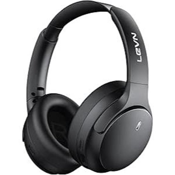 LEVN Wireless Noise Cancelling Headphones with 70H Battery