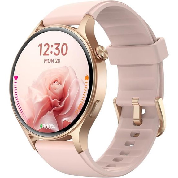 Fitpolo Women's Smart Watch with Call & Health Features