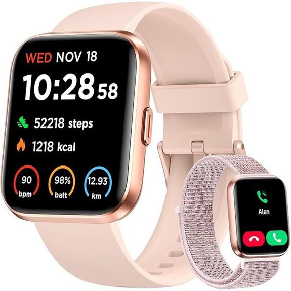 Smartwatch for Women with Calls Alexa & Fitness Features