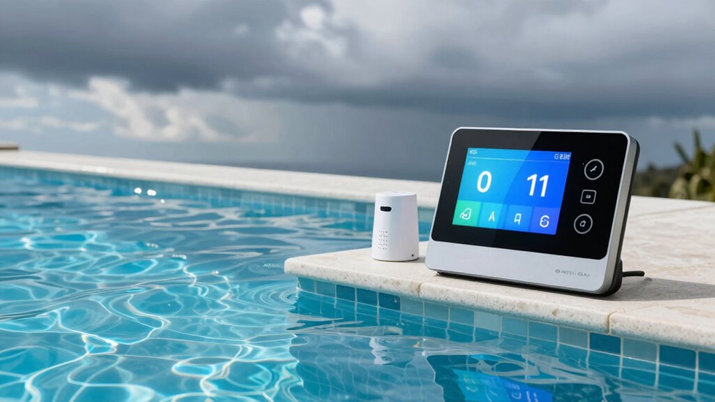 adjust pool settings for weather