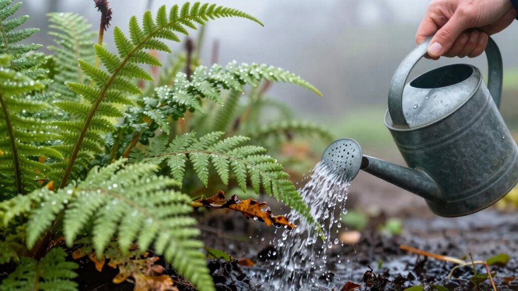 adjust watering for winter