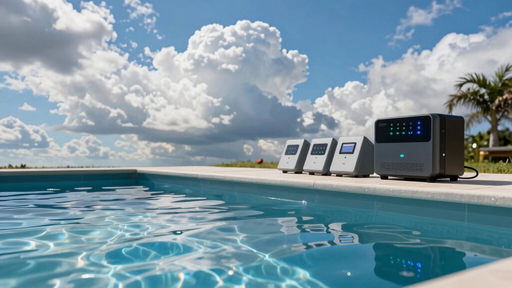 adjusting pool settings weather