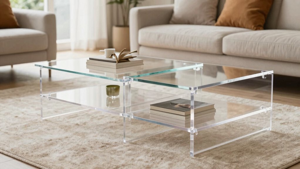 affordable diy transparent furniture