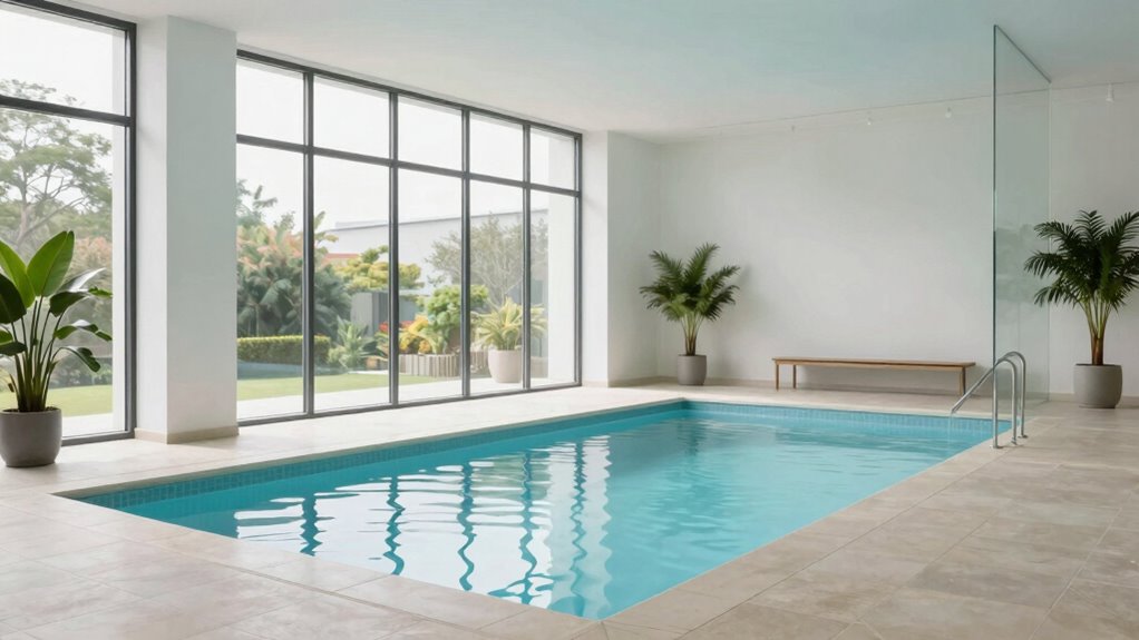 assess indoor pool space