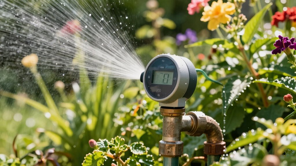 automated summer garden watering