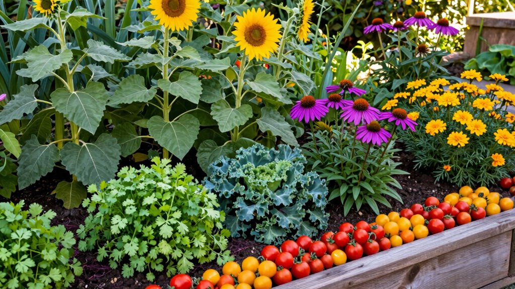balanced beautiful productive planting