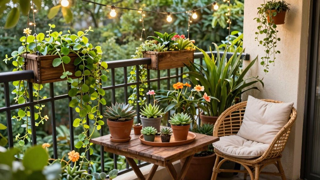 balcony greenery with style