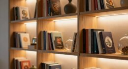 bookcase led lighting diy