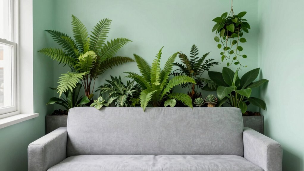 bright healthy vibrant greenery