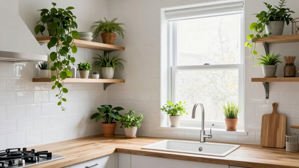 bright natural low maintenance greenery