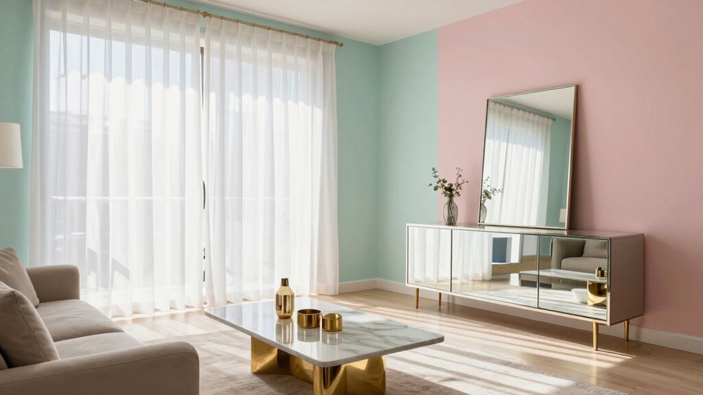 bright reflective luminous decor