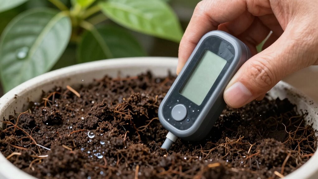 check soil moisture regularly