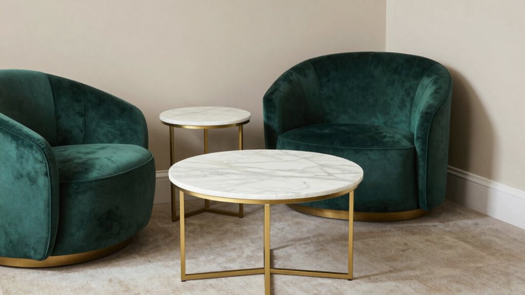 choose lightweight minimal round furniture