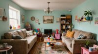 cluttering and excessive decor