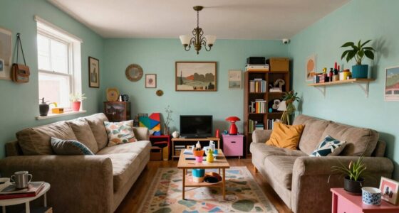 cluttering and excessive decor