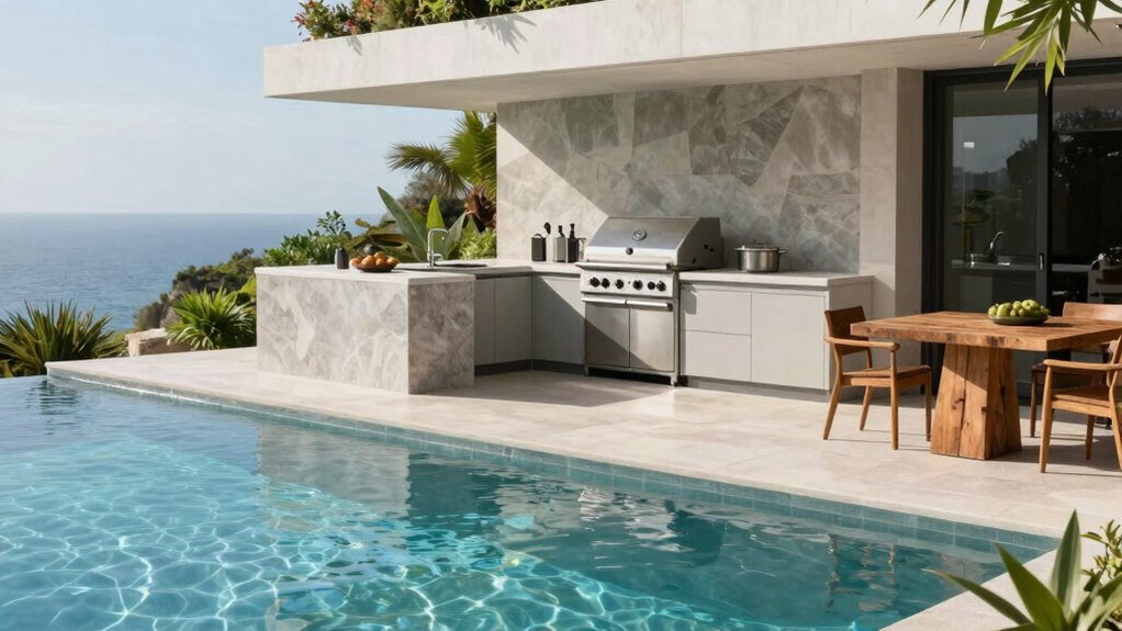cohesive outdoor design elements